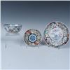 Image 1 : 3pc Antique Chinese Bowls and Plate
