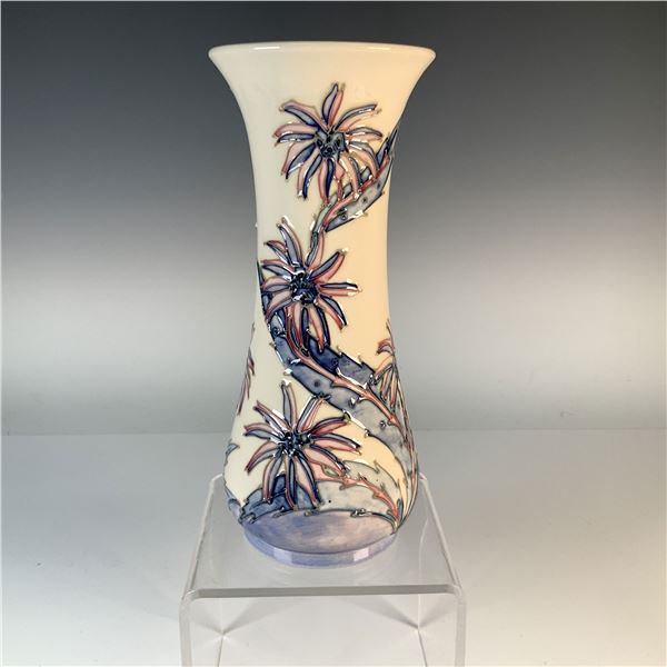 Moorcroft Collectors Club Pink and Blue Floral Vase