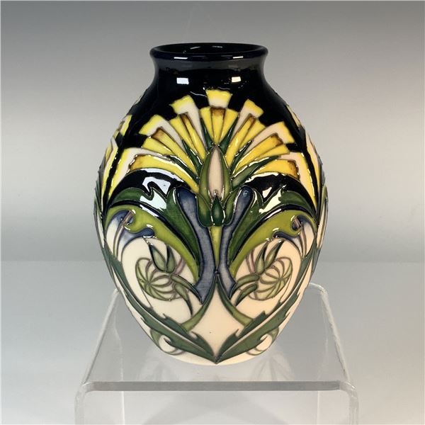 Moorcroft Golden Ray Vase, Signed
