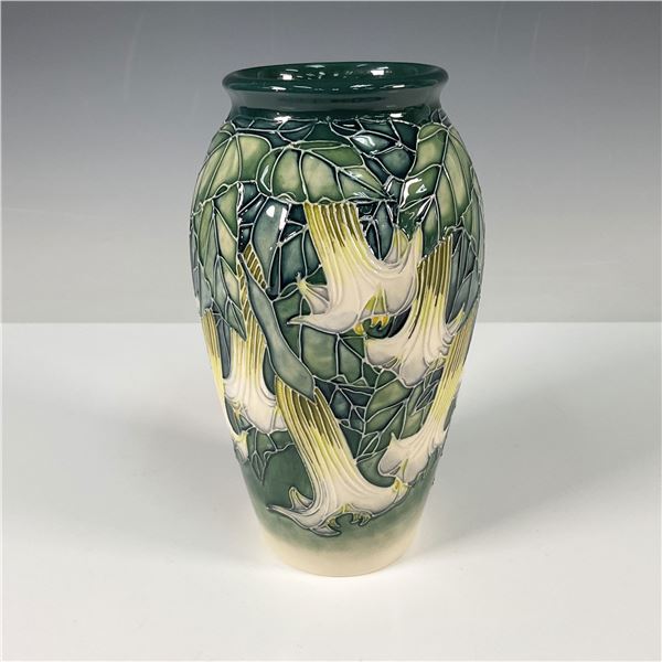 Moorcroft Pottery by Anji Davenport Vase, Angels Trumpets