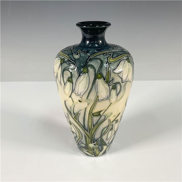 Moorcroft Pottery by Rachel Bishop Snowdrops Vase