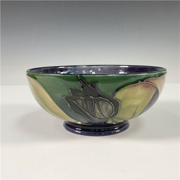 Moorcroft Pottery by Sandra Eaton Black Floral Bowl