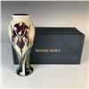 Image 4 : Moorcroft Pottery Vase, Iris Pattern