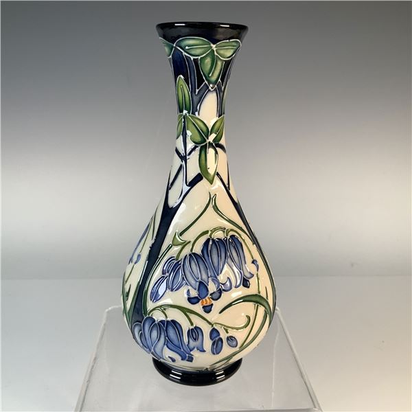 Moorcroft Pottery Vase, Otley Bluebell Design