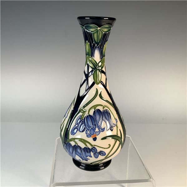 Moorcroft Pottery Vase, Otley Bluebell Design