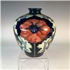 Image 1 : Moorcroft Pottery Vase, Poppy Design