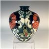 Image 2 : Moorcroft Pottery Vase, Poppy Design