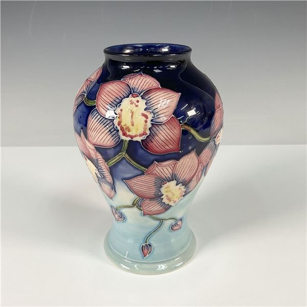 Moorcroft Pottery, Cymbidium Vase 6.25"H with Box