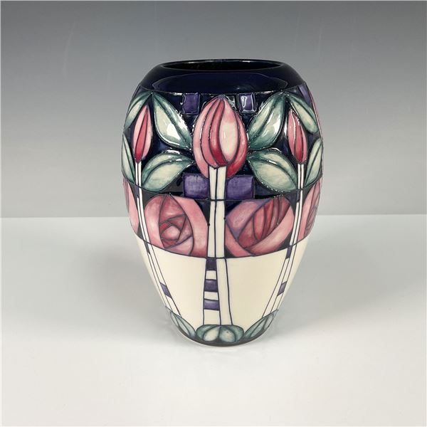 Moorcroft Tribute to Charles Rennie Mackintosh Rose Vase