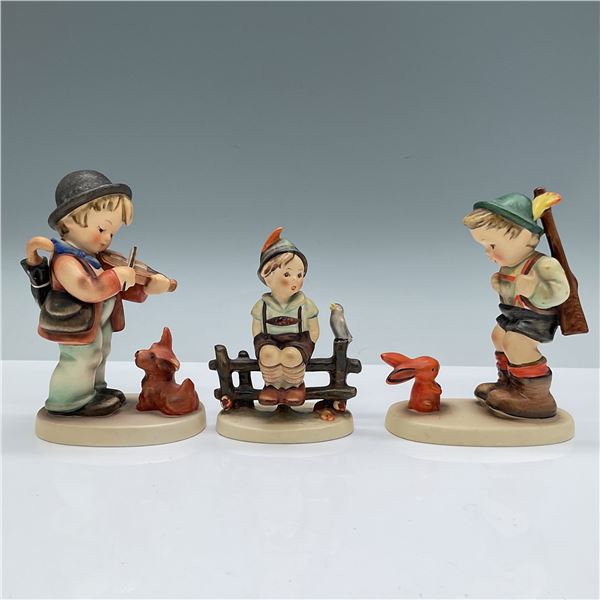 3pc Hummel Figurines, Wayside Harmony & More