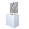 Image 4 : 2pc Minimalistic Modern Plaster Sculpture With Base