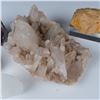 Image 4 : 5pc Mineral Rock Grouping Including Amethyst and Quartz