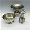 Image 2 : 3pc Pewter Silver Toned Tableware