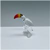 Image 1 : Swarovski Crystal Toucan Figurine on Frosted Base w/Box