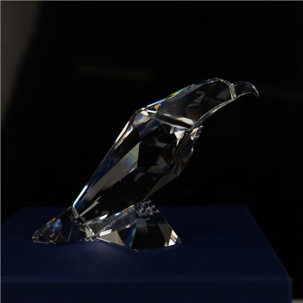 Swarovski Crystal Bald Eagle Figurine with Box
