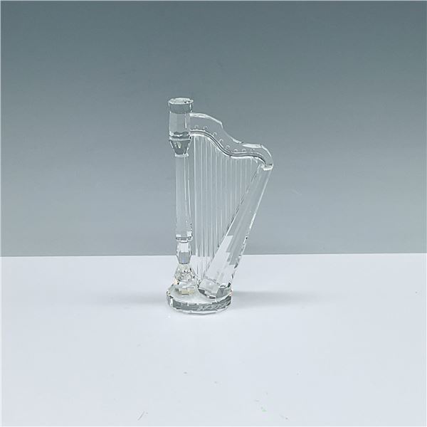 Swarovski Crystal Harp Figurine with Box