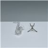 Image 3 : Swarovski Crystal Saxophone Figurine with Stand