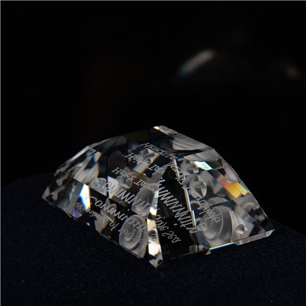 2pc Swarovski Figurine, Wonders of the Sea Community+ Plaque