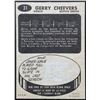 Image 2 : 1965-66 O-PEE-CHEE GERRY CHEEVERS (HOF) ROOKIE CARD