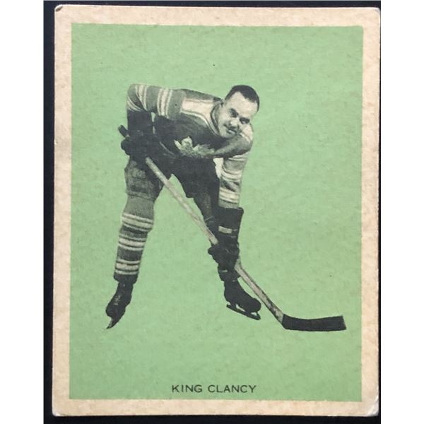 1933-34 HAMILTON GUM KING CLANCY (HOF)