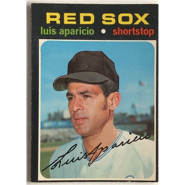 1971 TOPPS HI-NUMBER SHORT PRINT LUIS APARICIO (HOF) ROOKIE CARD