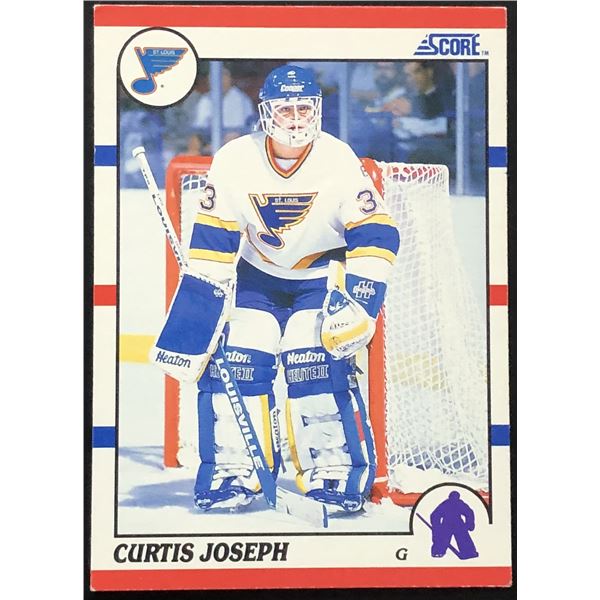 1990-91 SCORE CURTIS JOSEPH (HOF) ROOKIE CARD