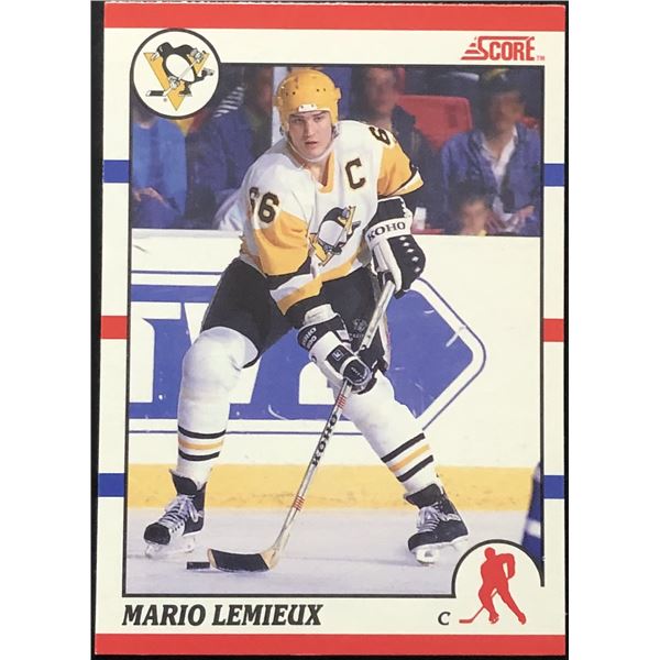 1990-91 SCORE MARIO LEMIEUX (HOF)