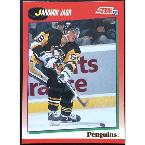 1991-92 SCORE JAROMIR JAGR (HOF) ROOKIE CARD