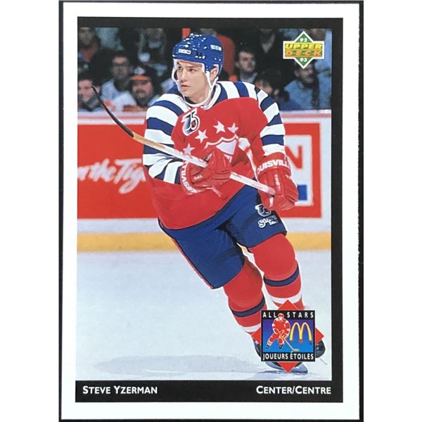 1992-93 UPPER DECK STEVE YZERMAN (HOF)