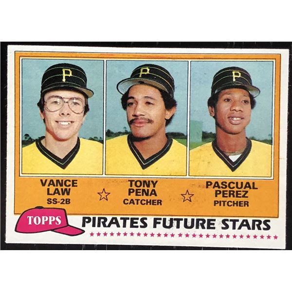 1981 TOPPS TONY PENA ROOKIE CARD