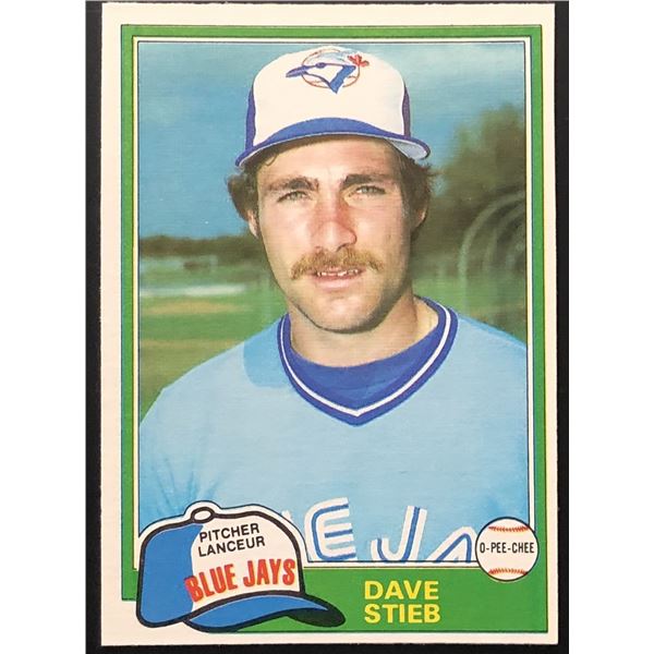 1981 O-PEE-CHEE DAVE STIEB (HOF)