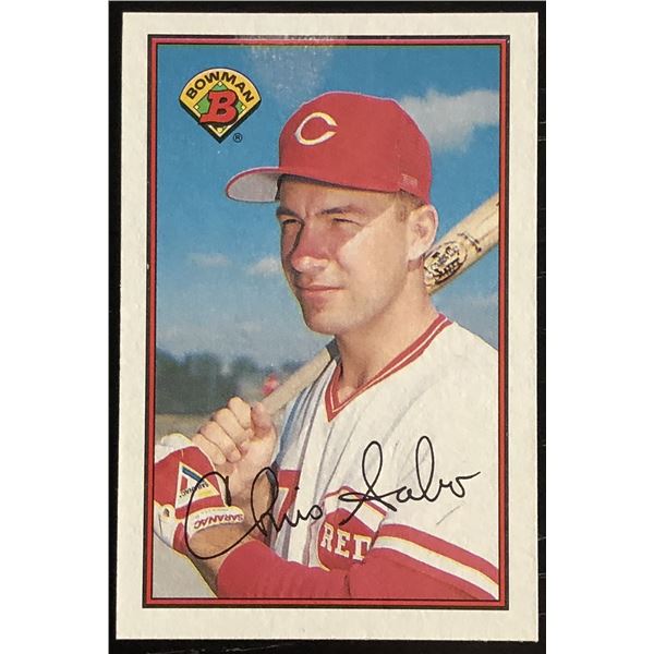 1989 BOWMAN CHRIS SABO ROOKIE CARD