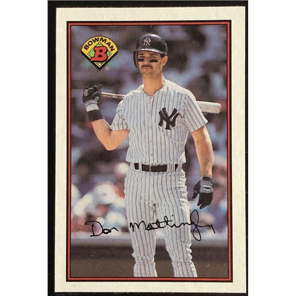 1989 BOWMAN DON MATTINGLY (HOF)