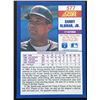 Image 2 : 1990 SCORE SANDY ALOMAR (HOF) ROOKIE CARD