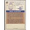 Image 2 : 1974-75 O-PEE-CHEE WHA REAL CLOUTIER ROOKIE CARD