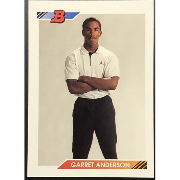 1993 BOWMAN GARRET ANDERSON ROOKIE CARD