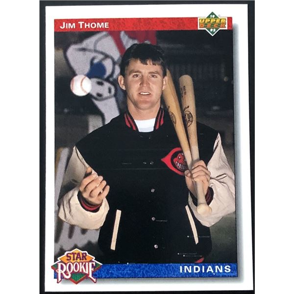 1992 UPPER DECK JIM THOME (HOF) ROOKIE CARD
