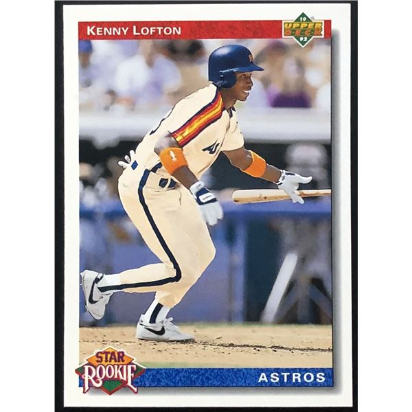 1992 UPPER DECK KENNY LOFTON ROOKIE CARD