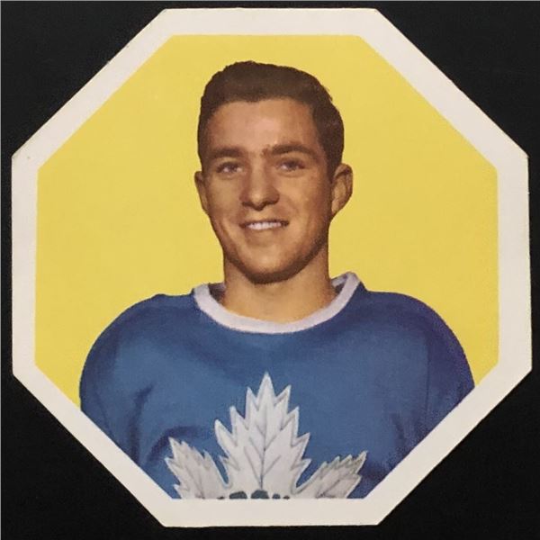 1961-62 YORK PEANUT BUTTER DICK DUFF (HOF)