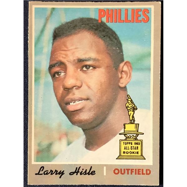 1970 O-PEE-CHEE LARRY HISLE ROOKIE CARD