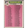 Image 1 : 1979 O-PEE-CHEE CHECKLIST