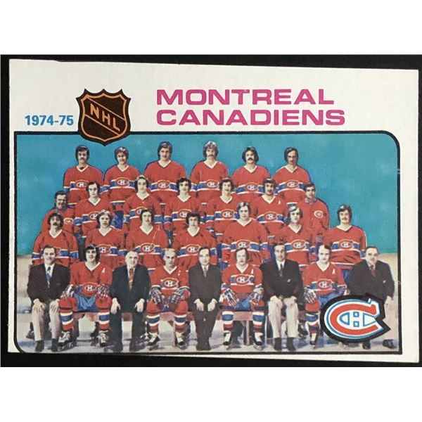 1975-76 TOPPS MONTREAL CANADIENS