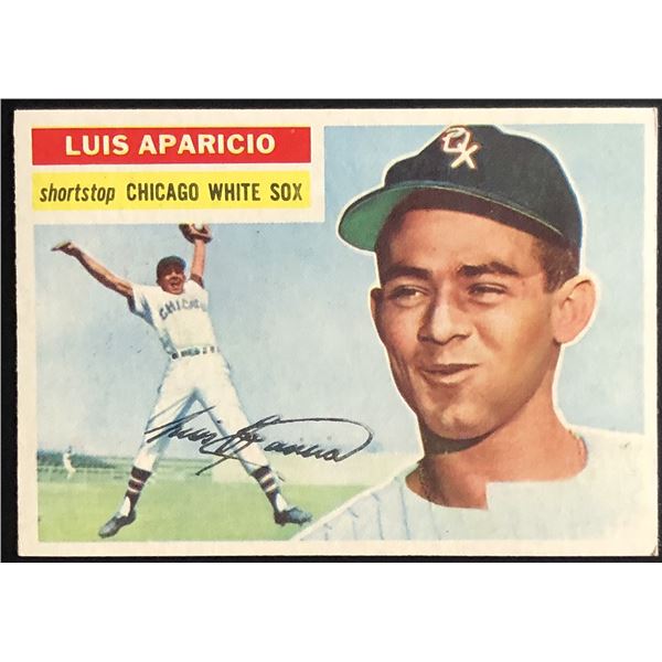 1956 TOPPS LUIS APARICIO (HOF) ROOKIE CARD