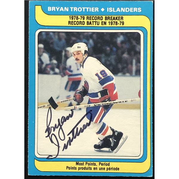 1979-80 O-PEE-CHEE BRYAN TROTTIER (HOF) - SIGNED