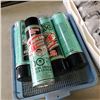 Image 3 : 4  AEROSOL CANS OF ENGINE CLEAN AND TRAY OF NEW SAFETY GOGGLES