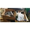 Image 1 : 2 BOXES OF STAPLE GUN LARGE RATCHET HEAD, TRAILER BALL AND MORE