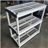 Image 1 : 3 TIER PLASTIC SHELF