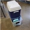 Image 1 : ASSORTED TOTES AND COOLER