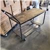 Image 1 : TWO TIER SHOP CART