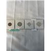 Image 2 : 1968 CANADIAN COINS LAST REGUAR ISSUE SILVER 25 CENT AND 10 CENT PLUS 5 CENT AND 1 CENT .800 SILVER